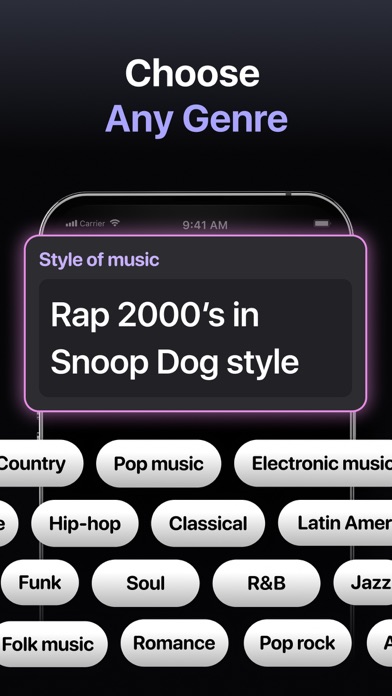 AI Song Music Generator: Musio Screenshot 3 - AppWisp.com AI Song Music Generator: Musio Screenshot 3 - AppWisp.com