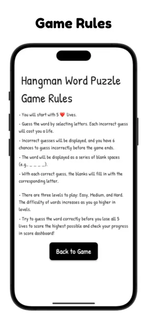 Hangman: Guess Hidden Words screenshot 2