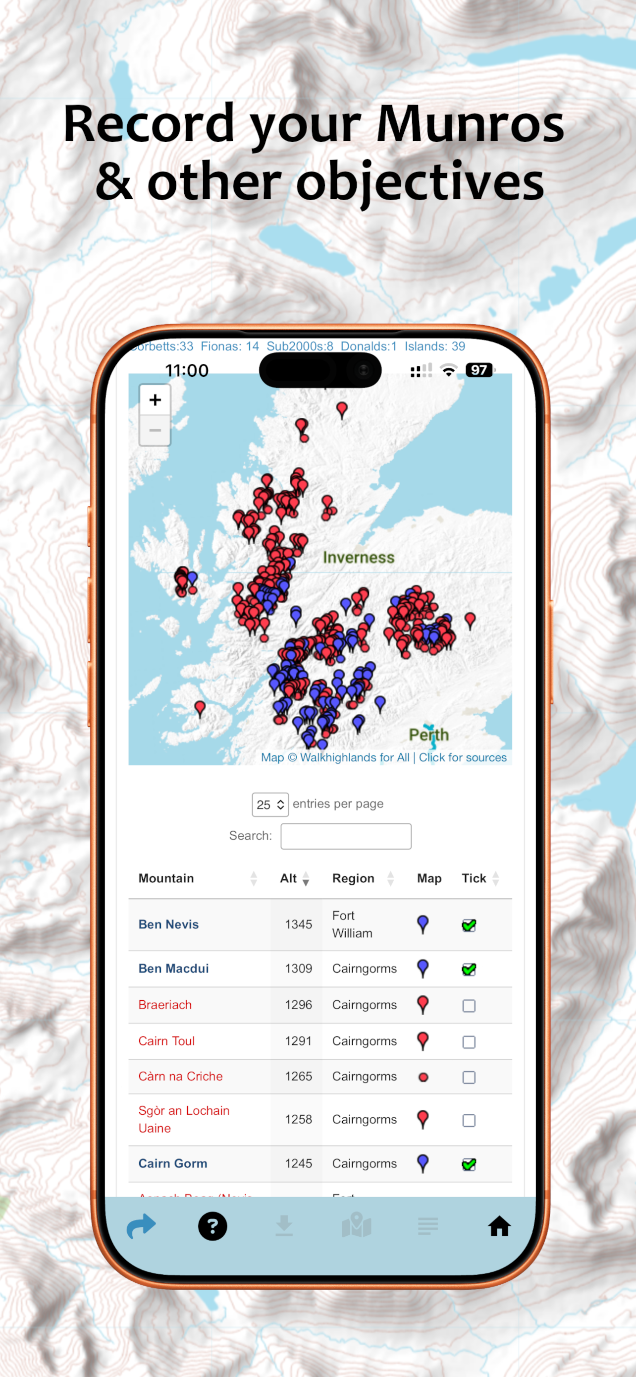 Walkhighlands screenshot 4