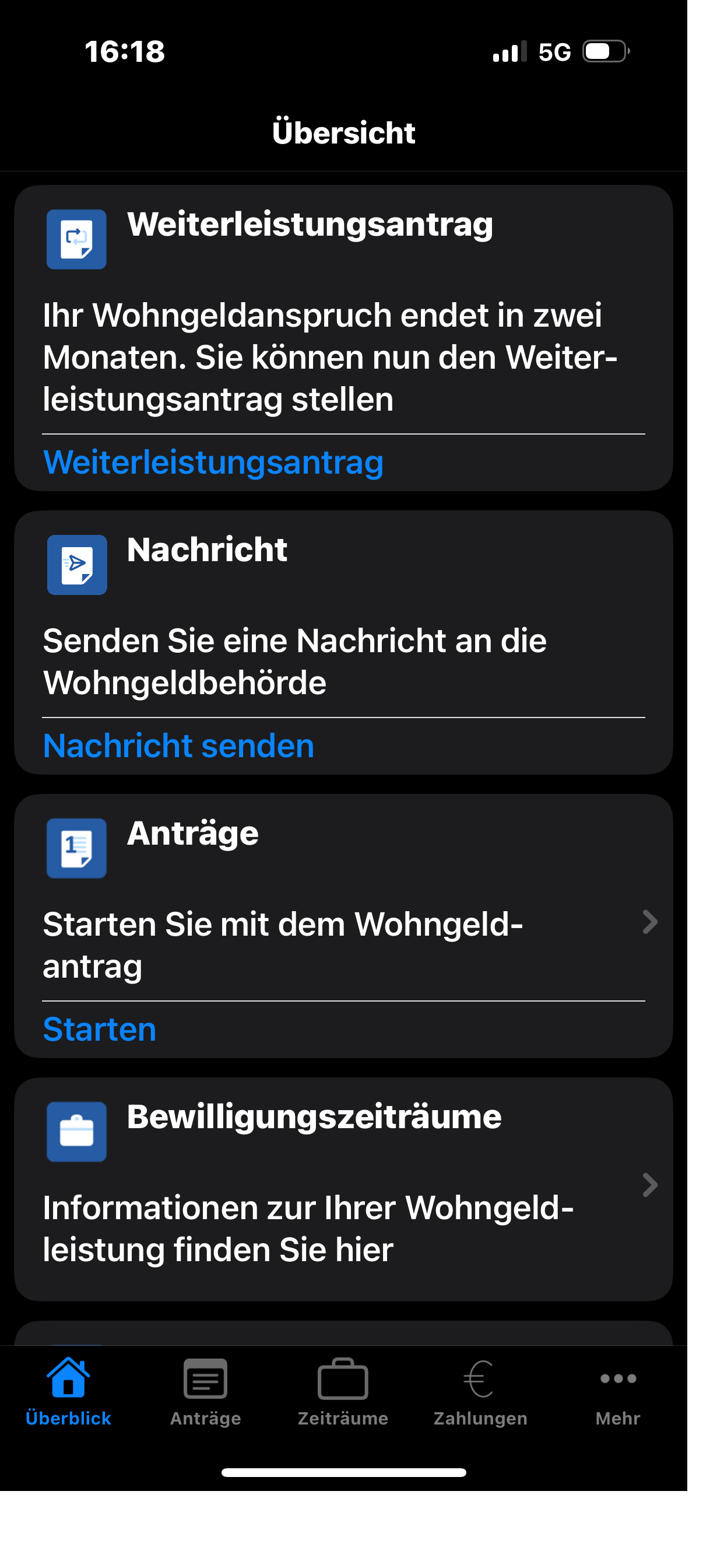 Wohngeld App