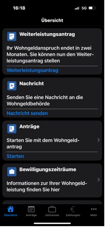 Wohngeld App Screenshot 7 of 8