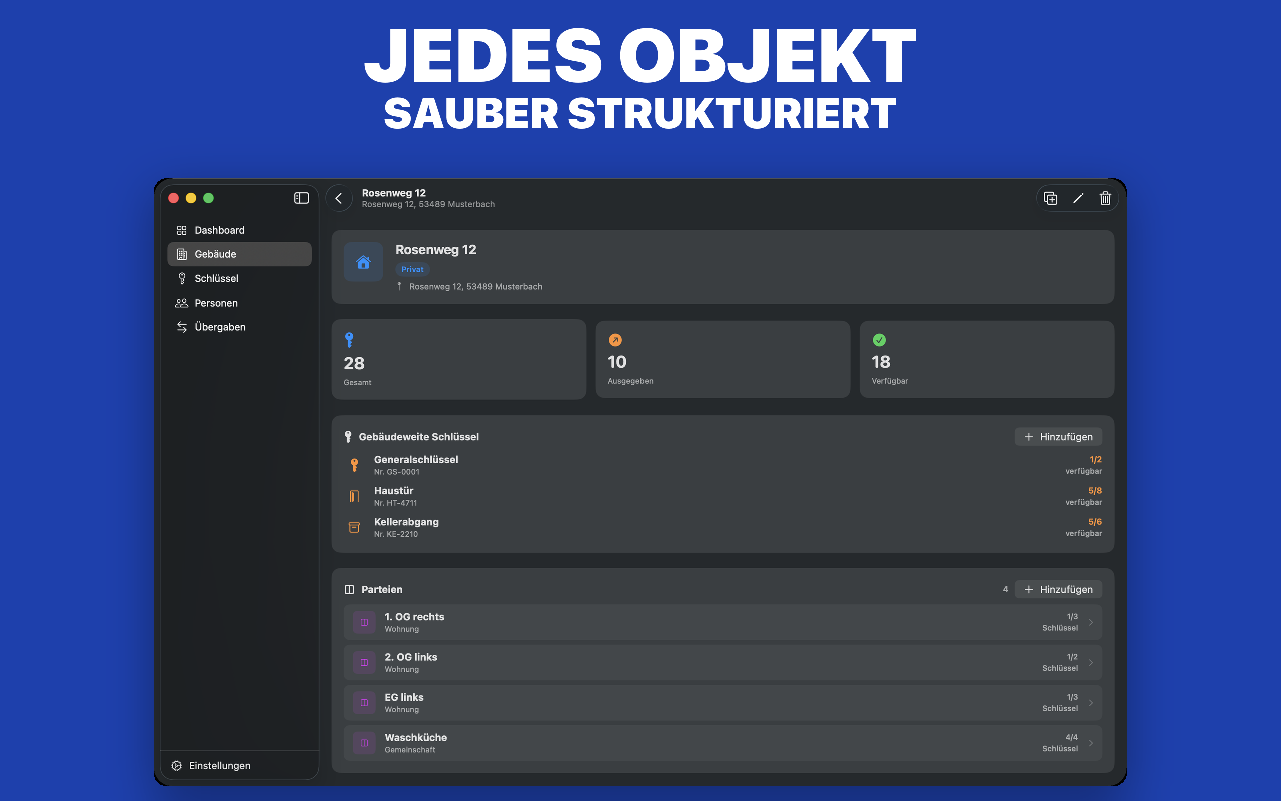 Schlüsselmanager screenshot 10