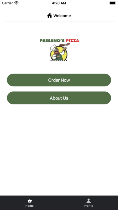 Paesano's Pizza Spring Mills Screenshot
