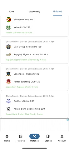 CrikF - Cricket Live Score screenshot