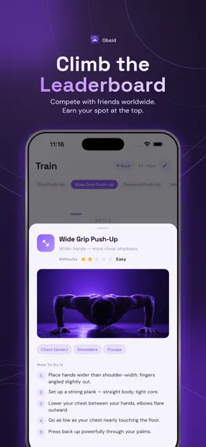 Obsid Workout screenshot 2