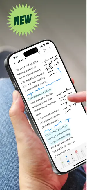 Pencil Bible: Journal & Study screenshot 2