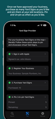 Yard Sign screenshot