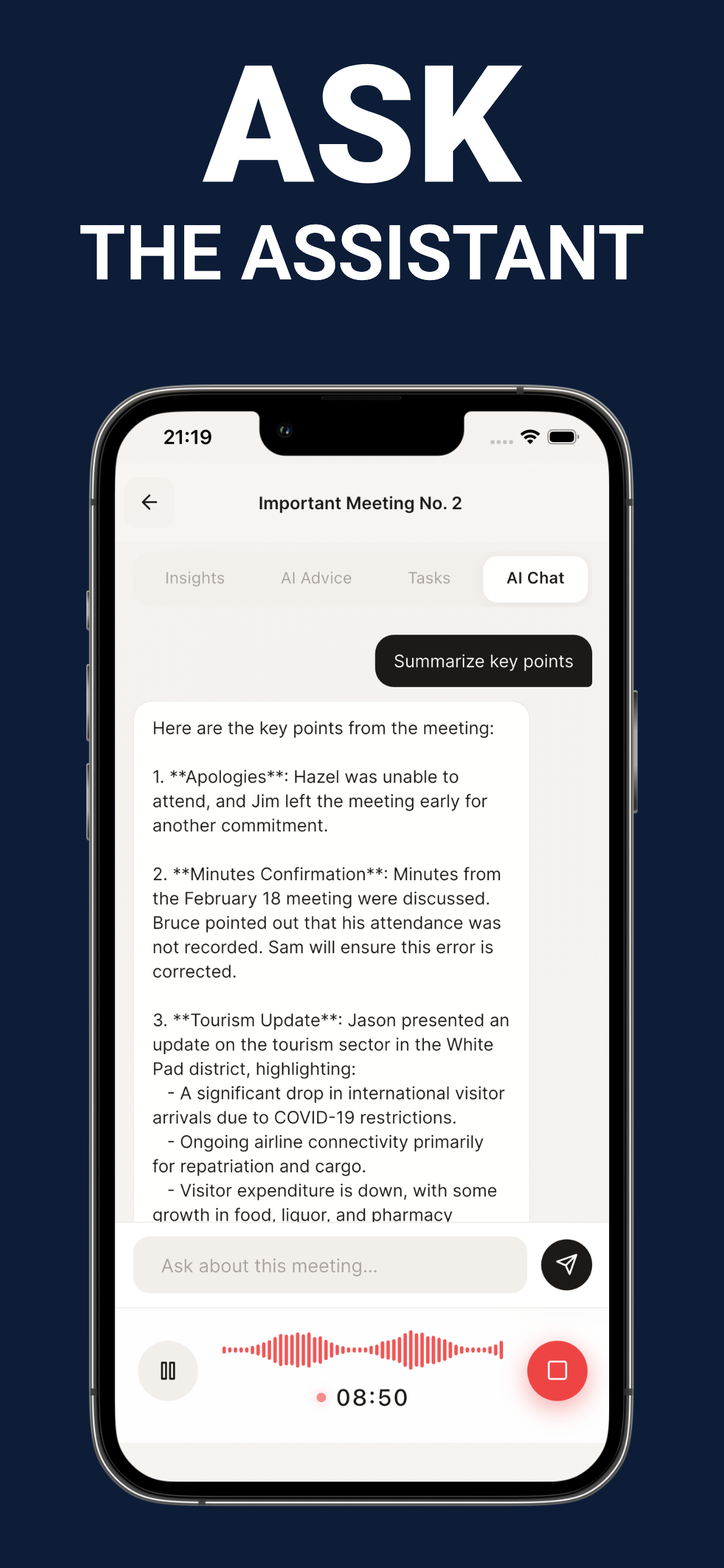 Risenote – AI Meeting Notes screenshot 4