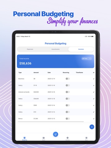 Grecify: Expense Tracker iPad screenshot