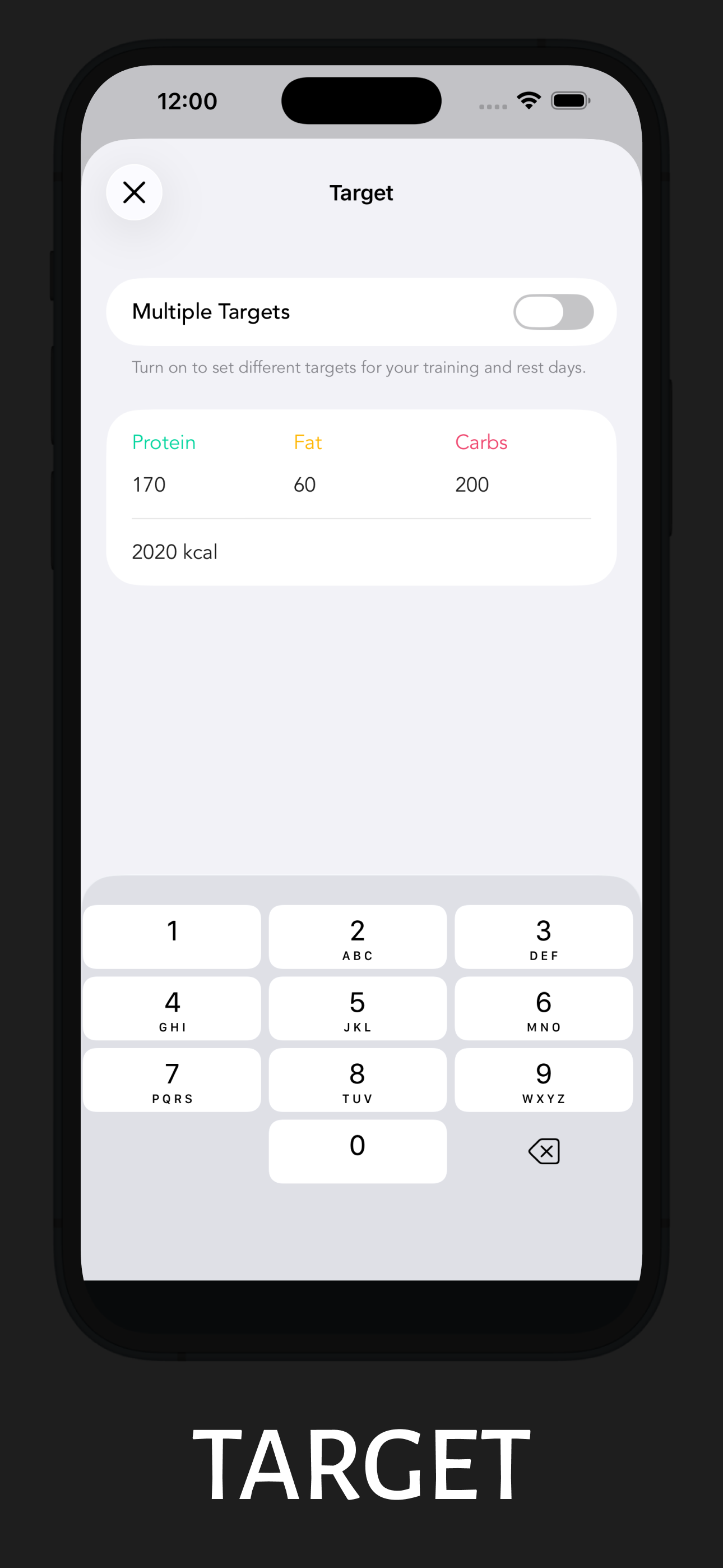 Simple Calorie Tracker Makro