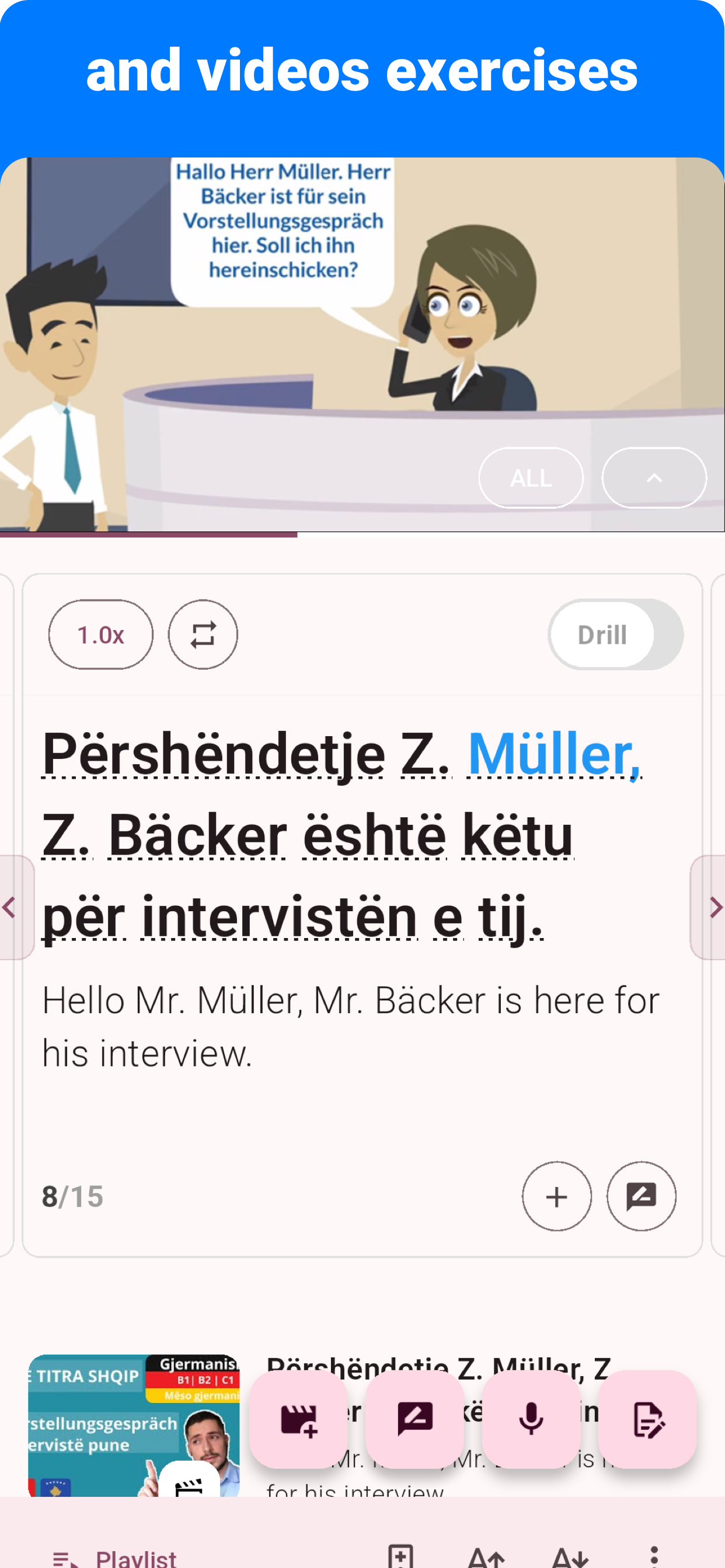 Albanian - Listening Speaking screenshot 5