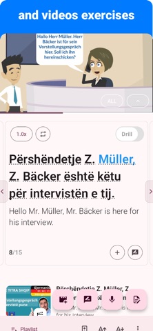 Albanian - Listening Speaking iPhone screenshot