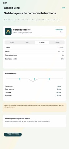 Conduit Bend Free Screenshot 3 of 3