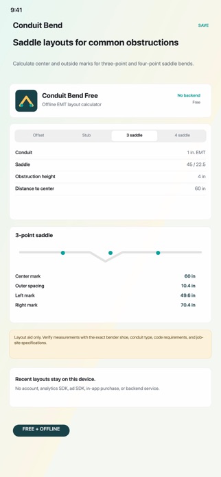 Conduit Bend Free Screenshot 3 of 3