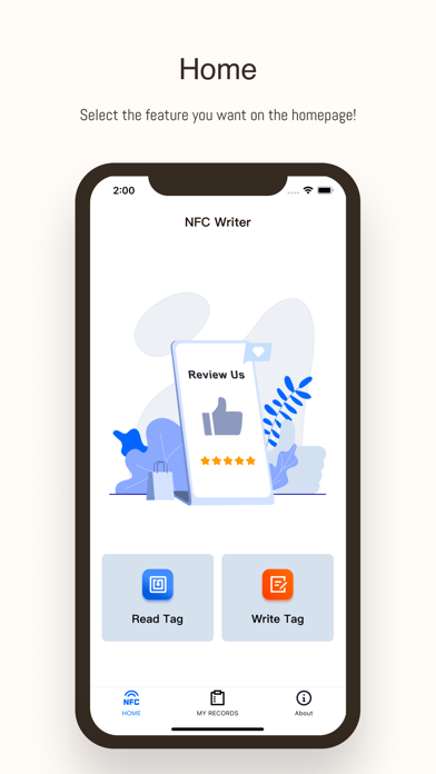 Peblla NFC Writer Screenshot 1 - AppWisp.com