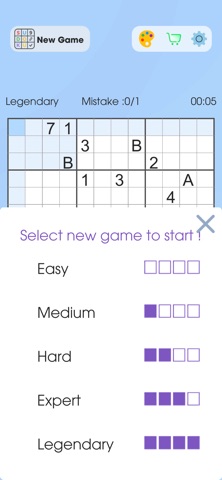 Sudoku Legends Classic Screenshot 1 of 3