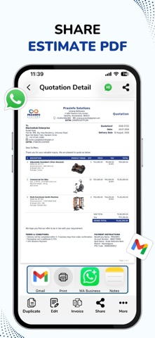 Estimate & Invoice - Maker screenshot