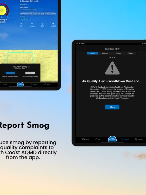 South Coast AQMD iPad screenshot 3 - Reference app