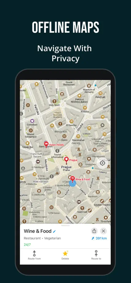 Organic Maps, App Store screenshot 1