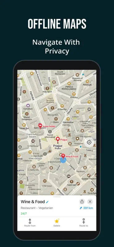 Organic Maps・Offline Maps, GPS screenshot 1 of 10