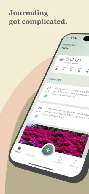 Glimpse Micro Journal screenshot 1
