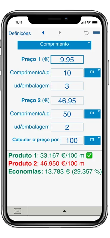 Calculadora de preço unitário screenshot 4 of 8