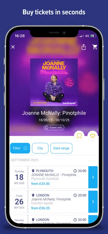 EVENTIM UK | Event Tickets screenshot 4 of 8