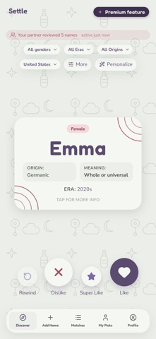 Baby Names by Settle Screenshot 1 of 6