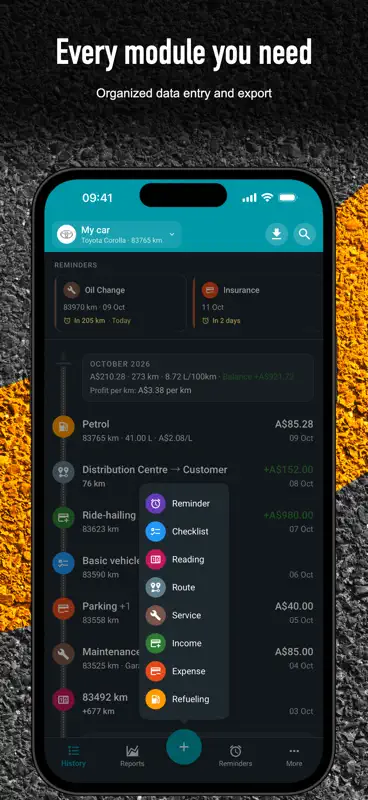 Drivvo - Suivi dépenses auto screenshot 10 of 10