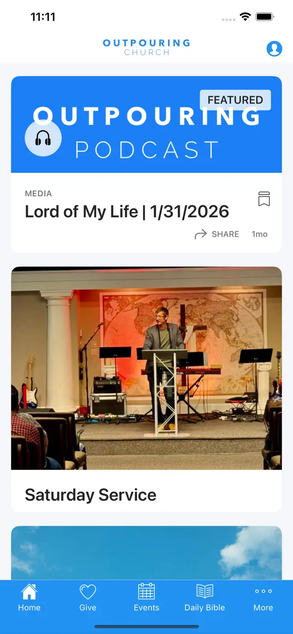 Screenshot #1 pour Outpouring Church