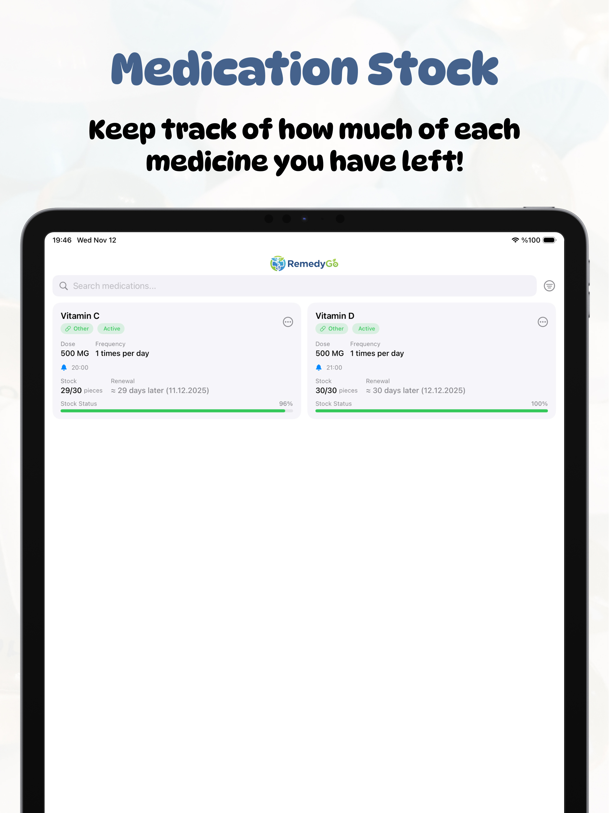 RemedyGo: Medication Tracker