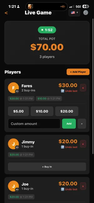 PokerSquad screenshot 2