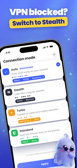 Hideon VPN: Fast Secure Proxy screenshot 3