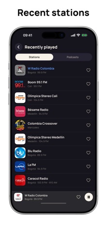 Colombia Radio Live FM & AM screenshot