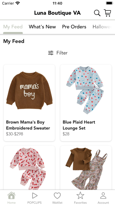 Luna Boutique VA Screenshot
