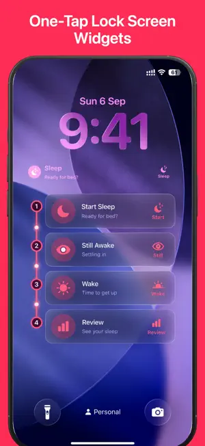Sleep Widget & Tracker - zZz screenshot 1