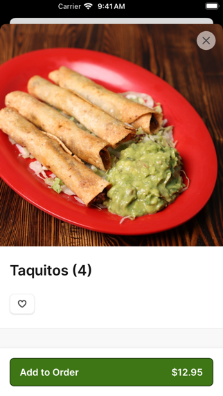 Baja Sonora Mexican Restaurant iPhone screenshot 4 - Food & Drink app