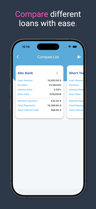 Loan Calculator Master Screenshot 6 of 8