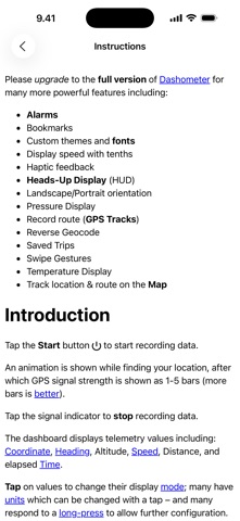 Dashometer-Lite screenshot