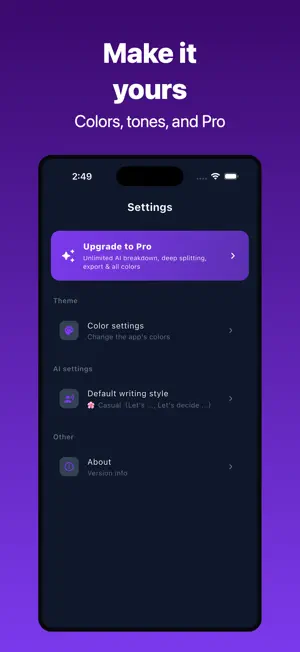 TaskSplitter: AI To-Do screenshot 3