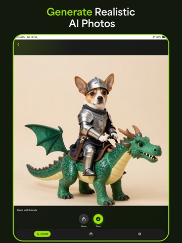 Perchance AI Image Generator iPad screenshot