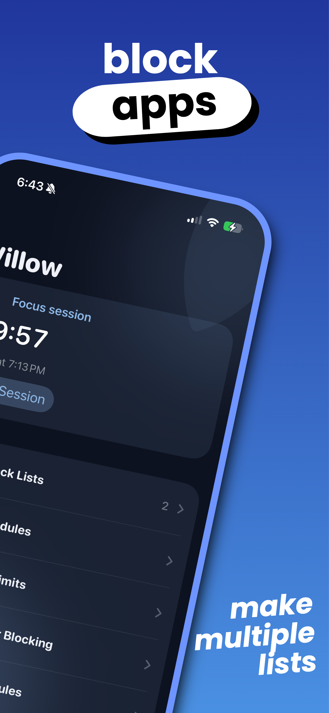 Willow — Brainrot App Blocker screenshot 2