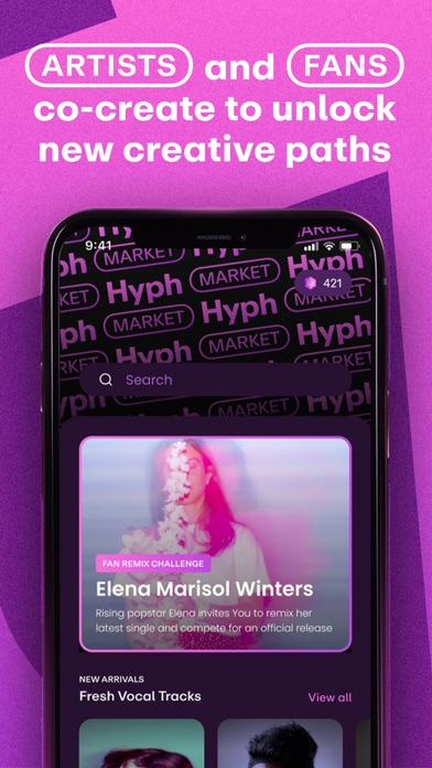 Hyph - Remix, Share, Earn Screenshot