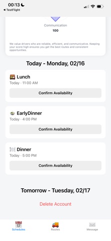 FoodieEarthDriverApp screenshot