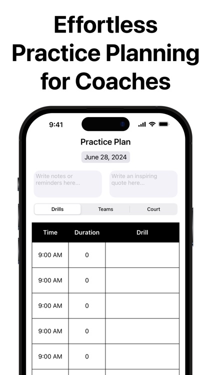 PracticePlanner - Coach Plan
