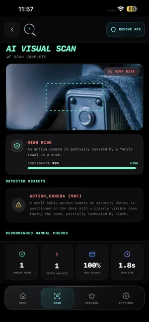 Hidden Camera Detector AI screenshot 2
