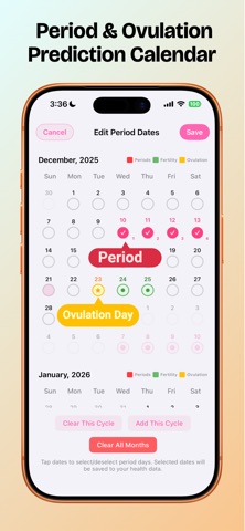Ovara Period & Cycle Tracker Screenshot 5 of 8