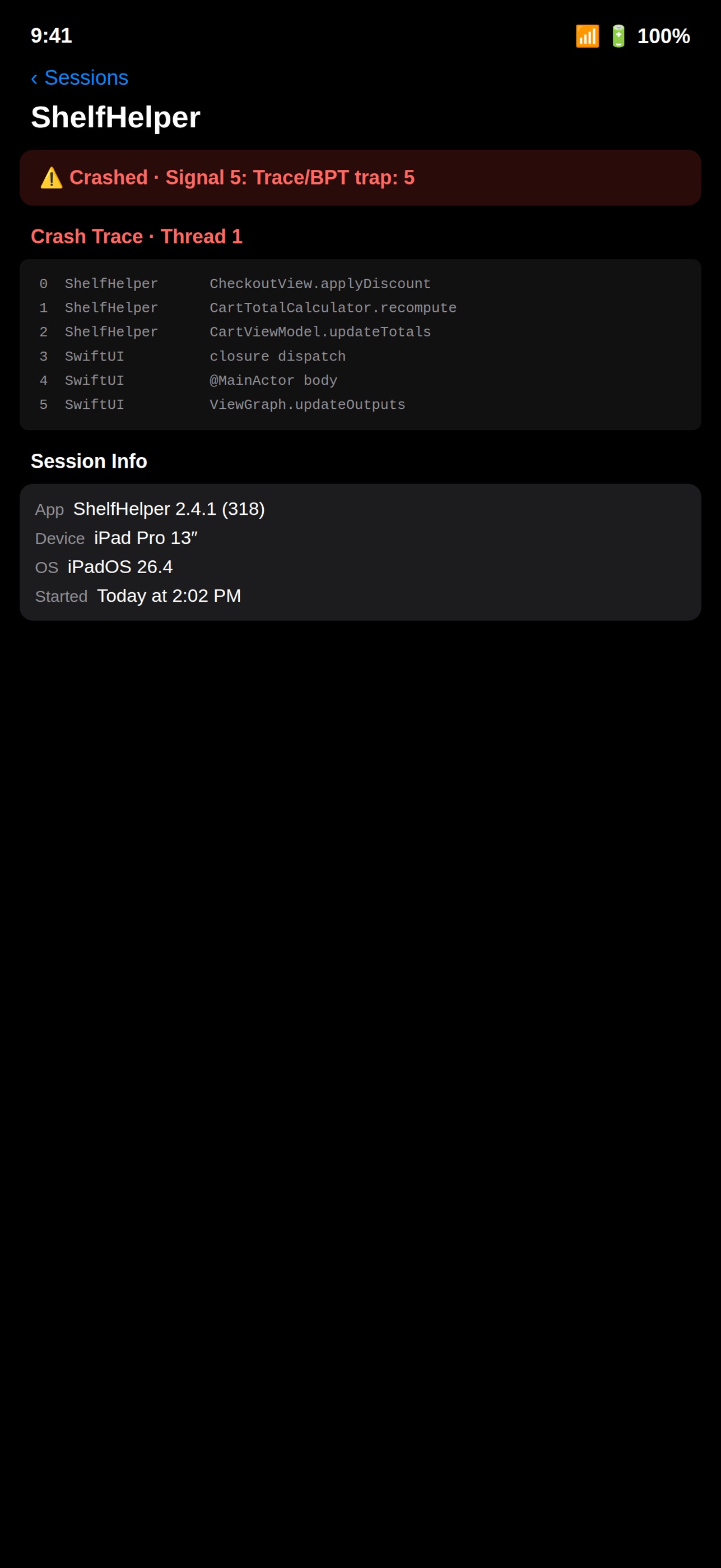 Screenshot 2 of Log Console: App Dev Assistant