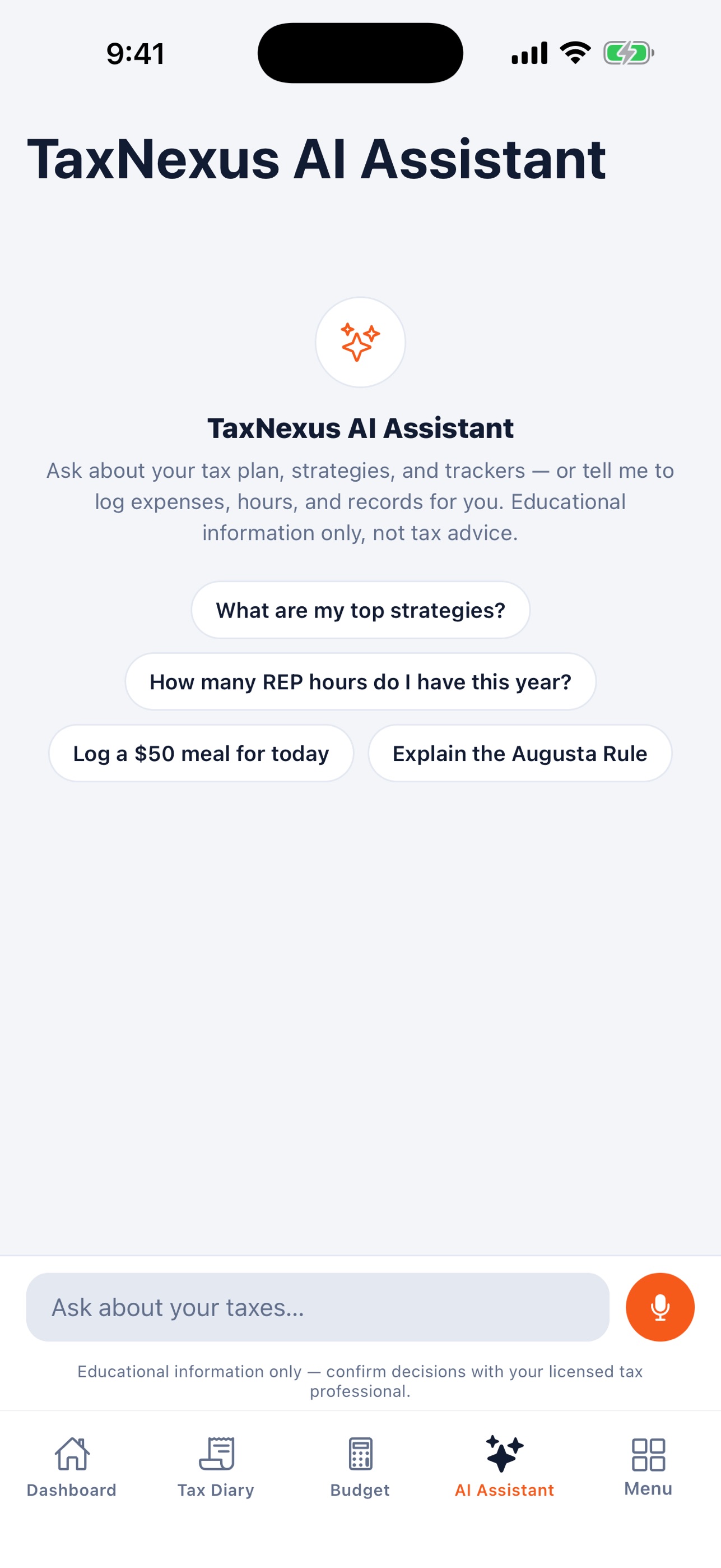 Screenshot 1 of TaxNexus