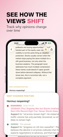 Podket: AI Podcast Summary iPhone screenshot